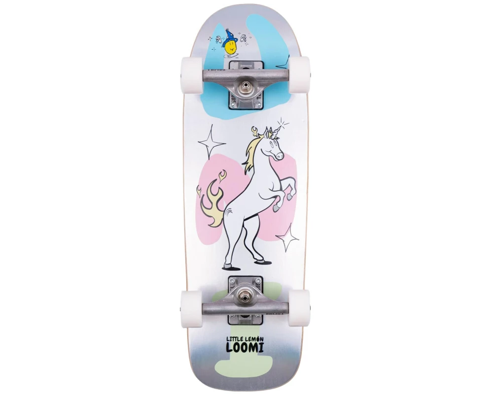 Loomi Boards Skateboard Corkgrip Unicorn 24.75"
