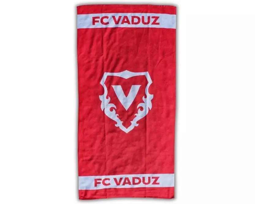 FC Vaduz Badetuch Farbe: Rot-Weiss