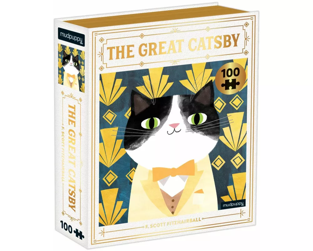 The Great Catsby Bookish Cats 100 Piece Puzzle