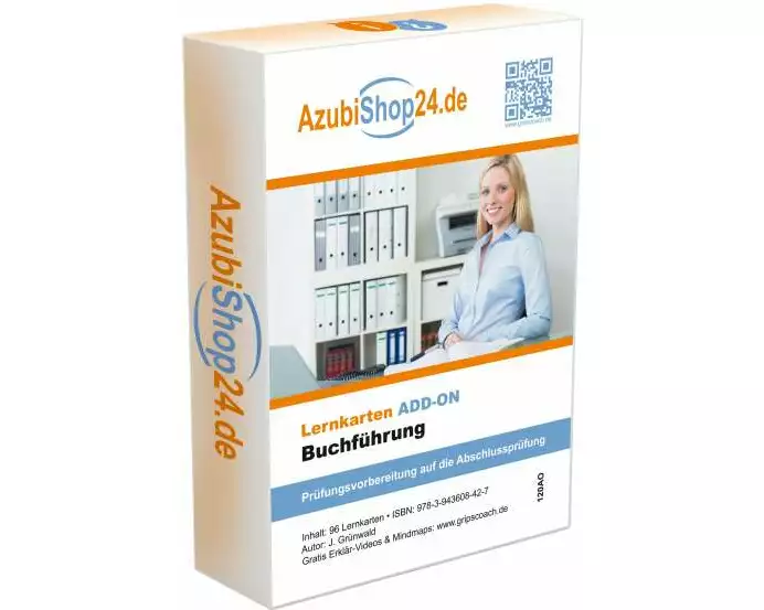 AzubiShop24.de Prüfungswissen Buchführung Lernkarten ADD-ON