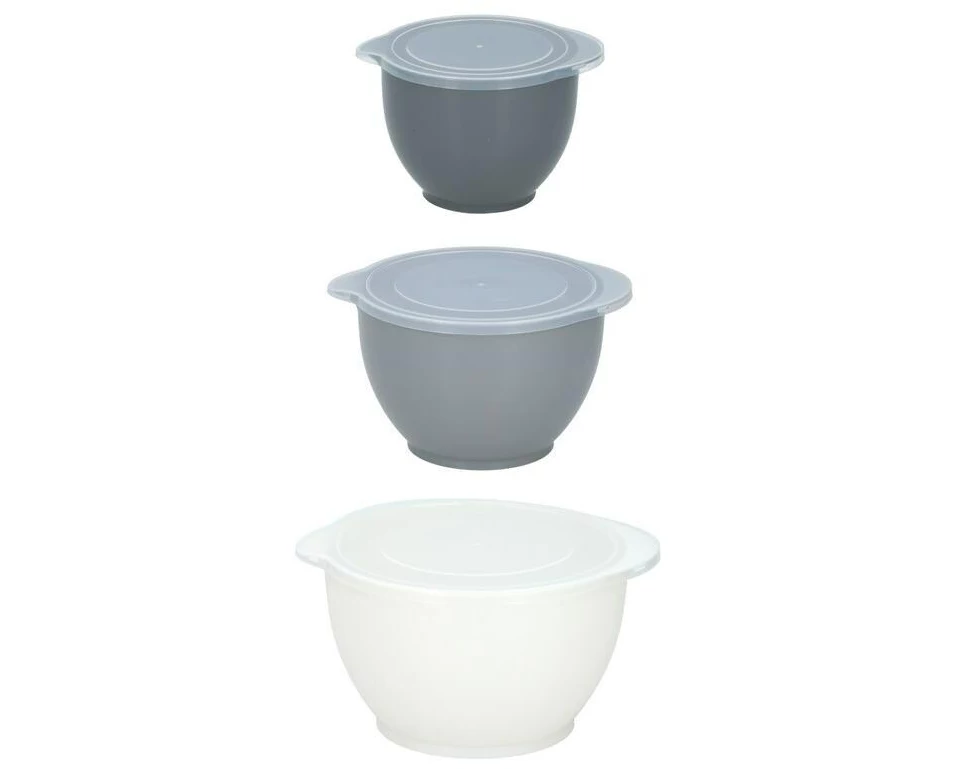 alpina Rührschüssel-Set 1.2 l/2 l/3.4 l, Mehrfarbig