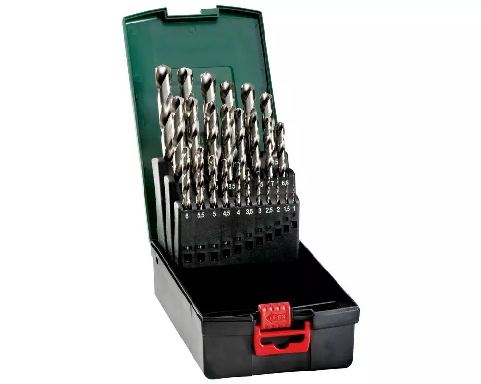 Metabo Metallbohrer-Set HSS-G, 25-teilig