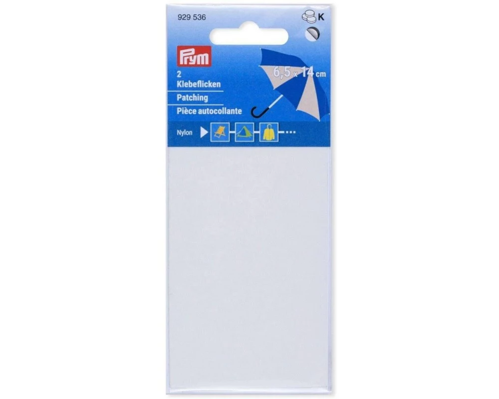 Prym Flickstoff 6.5 x 14 cm, Nylon, Wollweiss