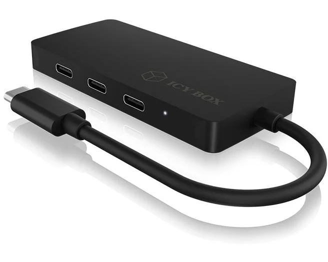 ICY BOX USB-Hub IB-HUB1437-CPD 4 Port USB 3.1 (Gen 2) Type-C