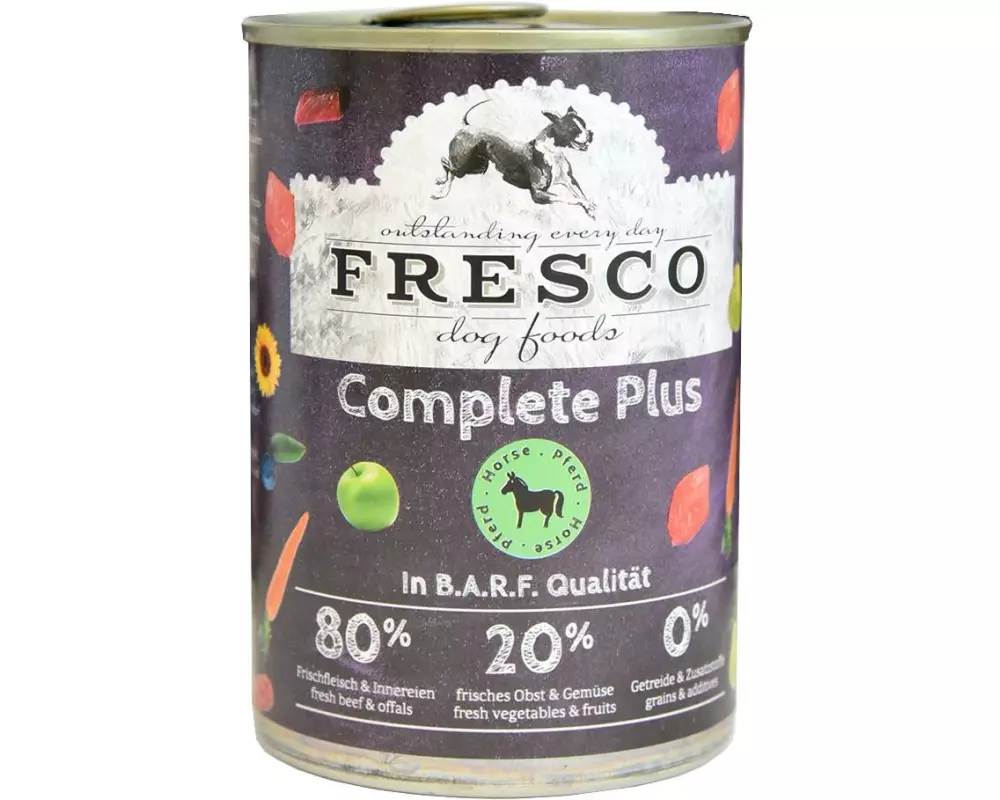 FRESCO Nassfutter Complete Plus Pferd 400 g