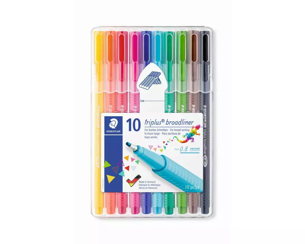 Staedtler Fineliner Triplus broadliner 338 10 Stück