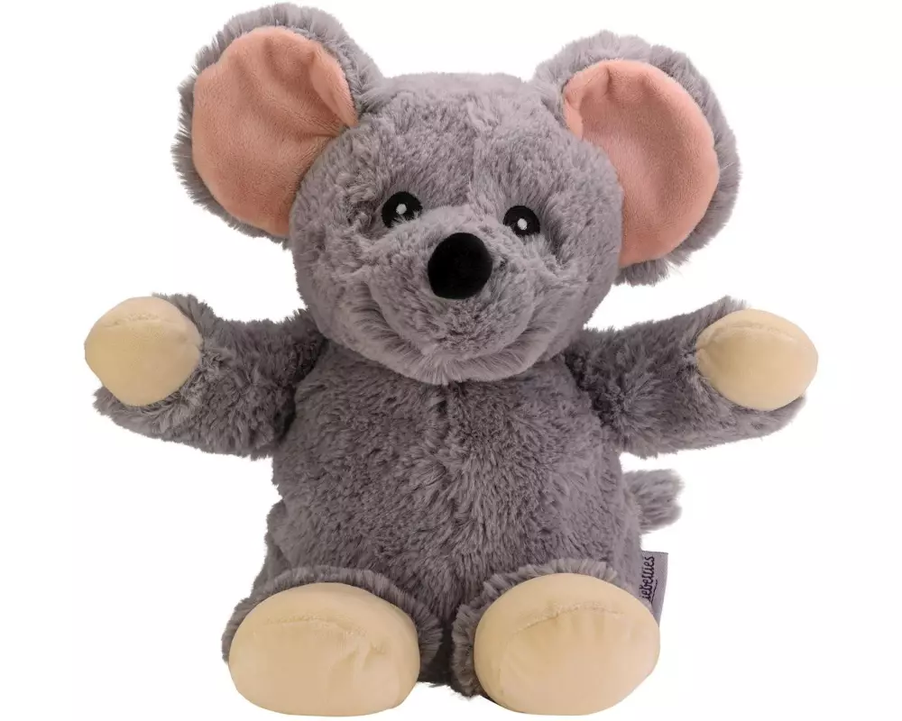 Welliebellies Wärme-Stofftier Maus gross 32 cm