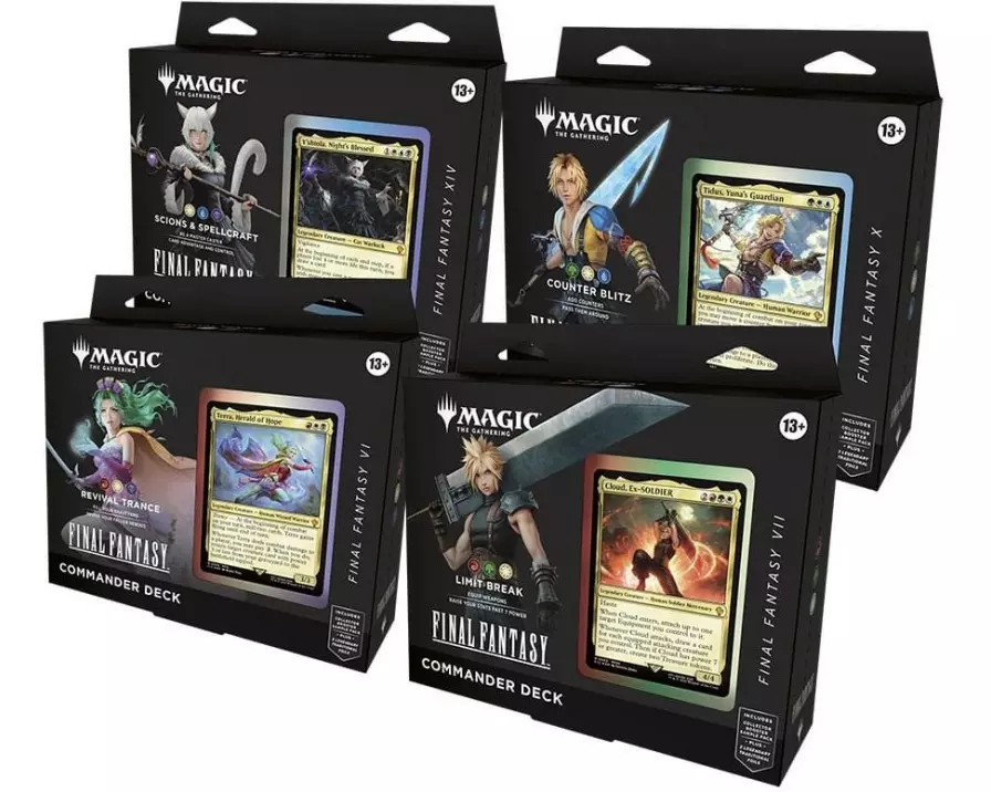 Magic: The Gathering Final Fantasy Commander-Decks Display -EN-