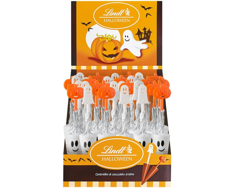 Lindt Schirm Milch Halloween Thekensteller 42 x 13.5 g