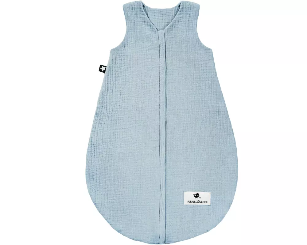 Julius Zöllner Baby-Sommerschlafsack Musselin Denim Gr. 90