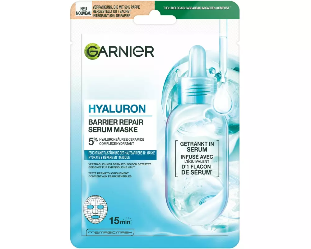 Garnier Tuchmaske Hyluron Ceramide 1 Stück