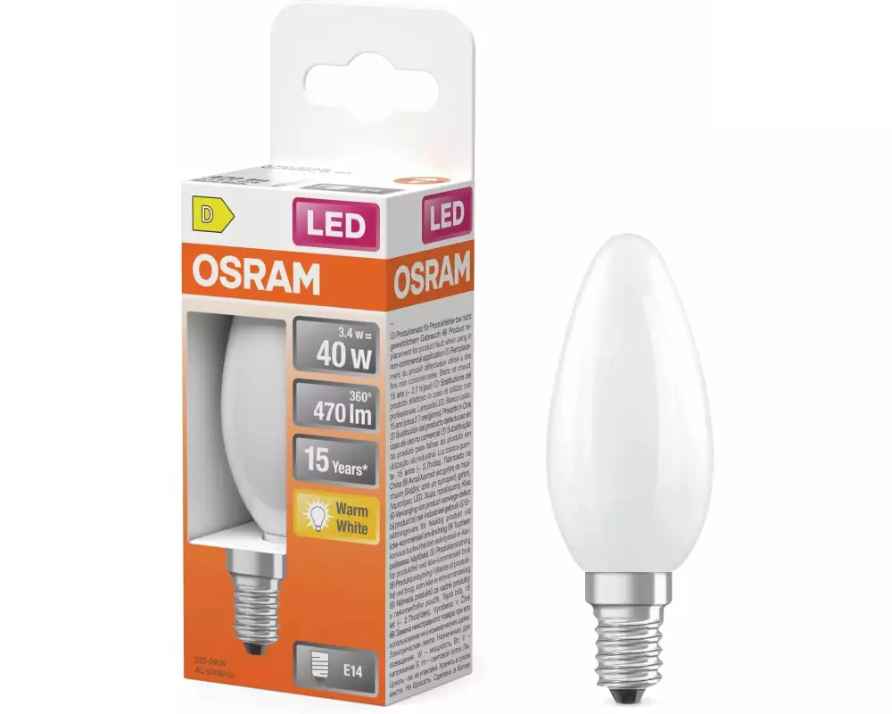 OSRAM Lampe LED STAR RETROFIT 3.4W Warmweiss (WW)