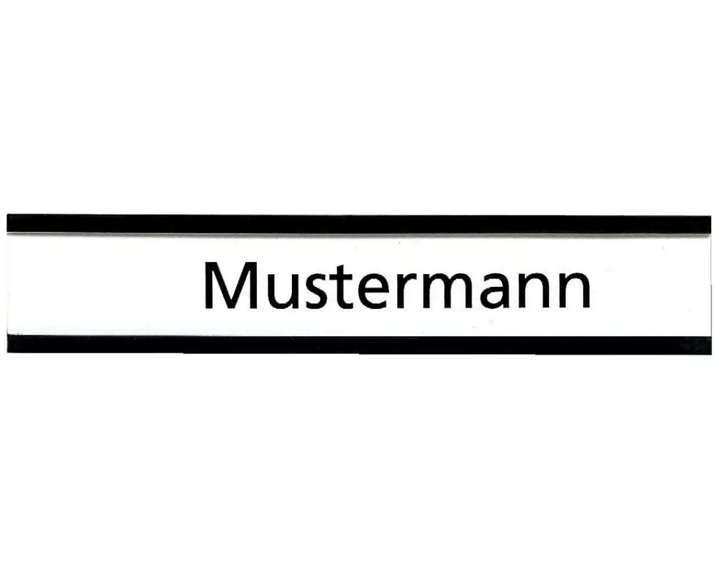 Franken Magnetschild 60 x 15 mm, Braun, 10 Stück