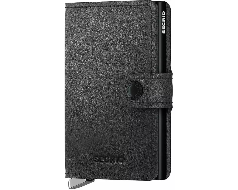 SECRID Portemonnaie Miniwallet Grau/Schwarz