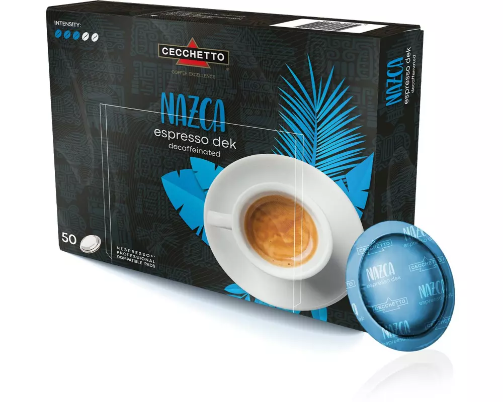 CECCHETTO Professional Pads Nazca Espresso DEK 50 Stück
