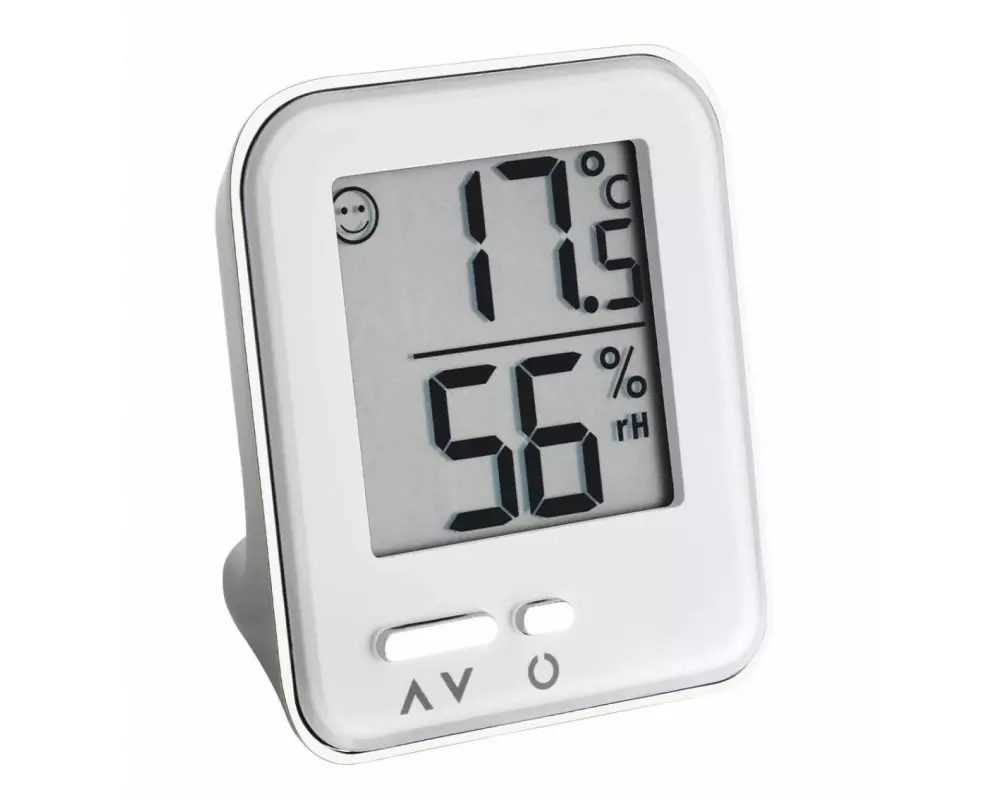 TFA Dostmann Thermo-/Hygrometer Digital, Weiss