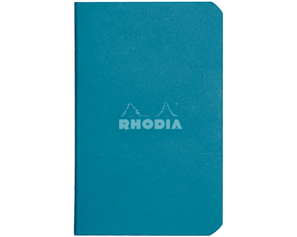 RHODIA Notizheft Couleurs A7 119105C grün, liniert 80 Blatt