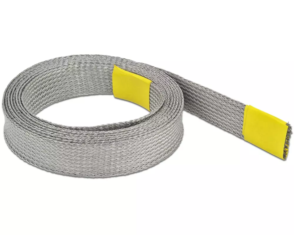 Delock Kabelschlauch zur EMV Abschirmung 2 m x 15 mm Grau