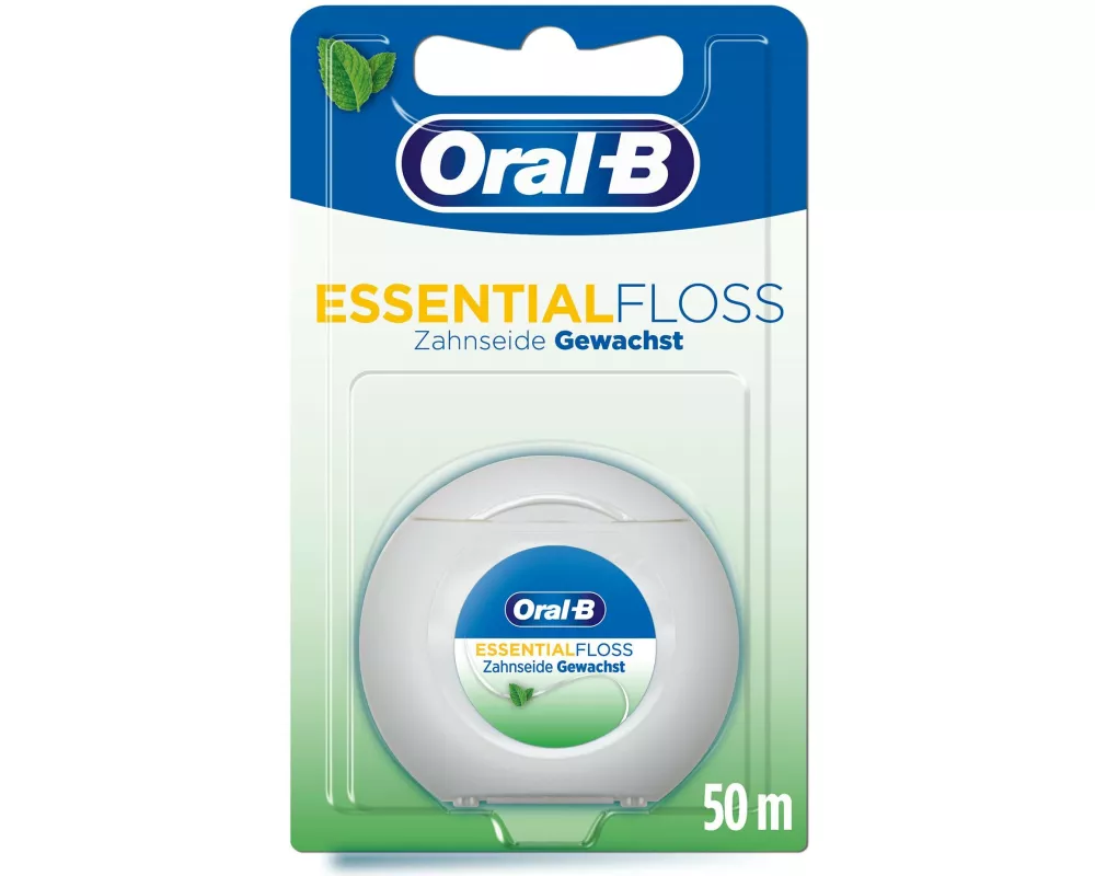 Oral-B Zahnseide Essential Floss gewachst Minze 50 m