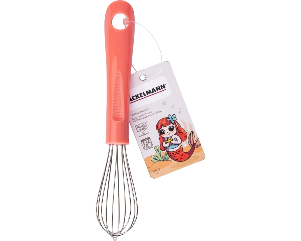 Fackelmann Schwingbesen Schneebesen Edelstahl, Rosa