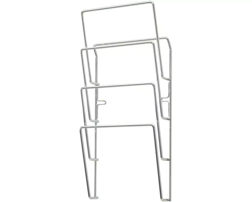 M & B Illustriertenhalter 20 x 44 cm Silber