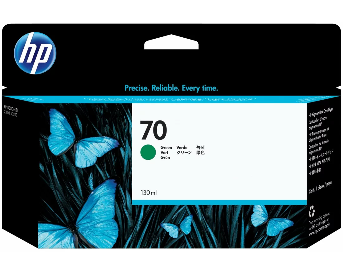 HP 70 Original Ink Cartridge green 130ml