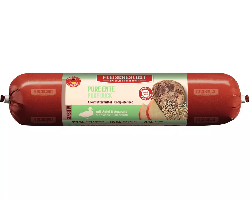 Fleischeslust Nassfutter Sensitiv Ente Pur, 400 g