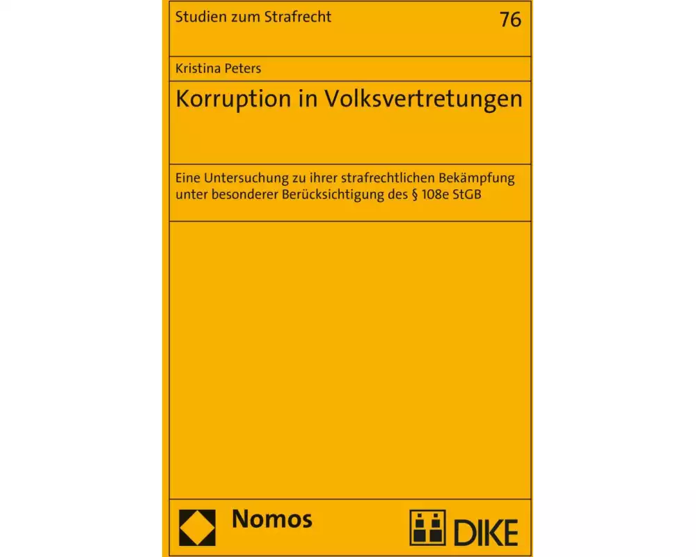 Korruption in Volksvertretungen
