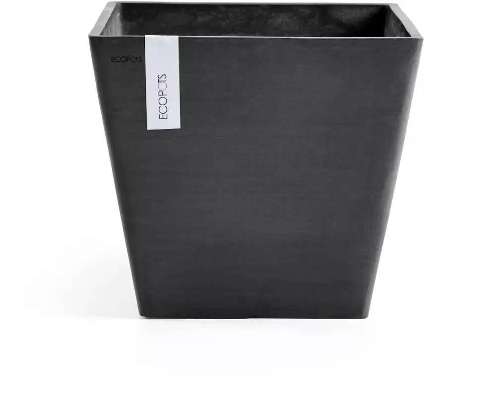 Ecopots Pflanzentopf Rotterdam 30 Dunkelgrau