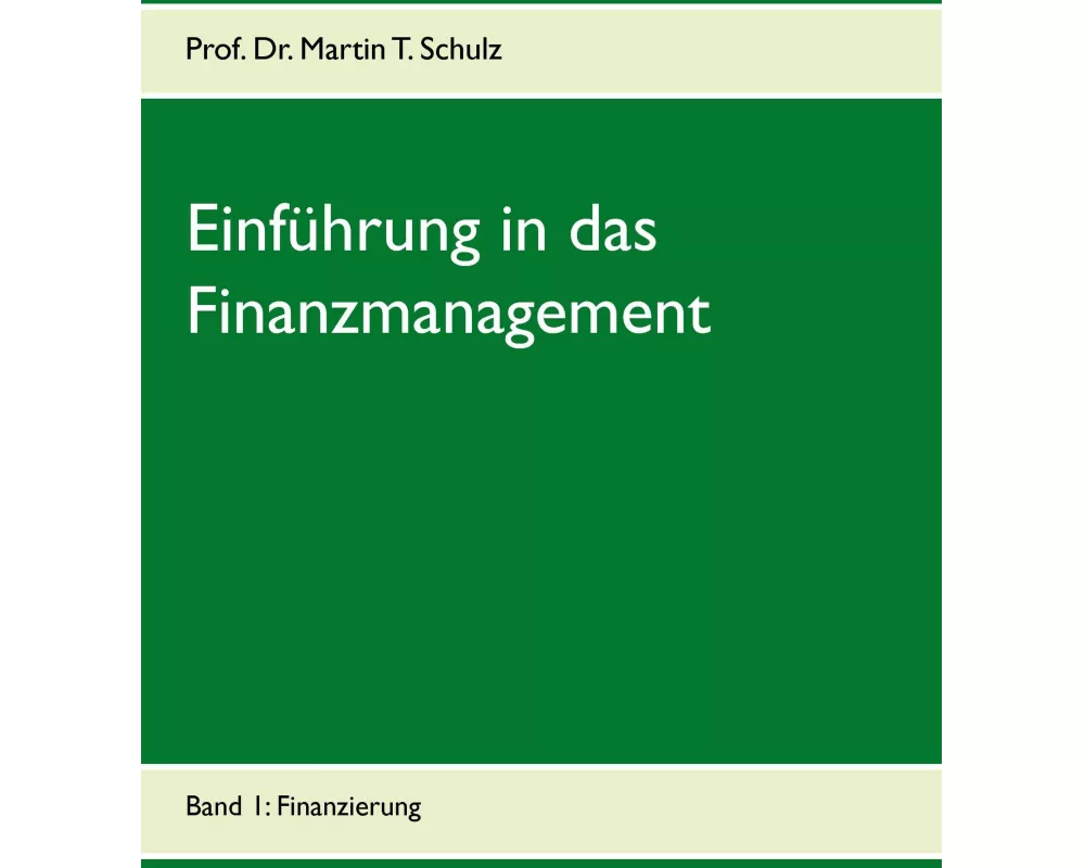 Einfhrung in das Finanzmanagement
