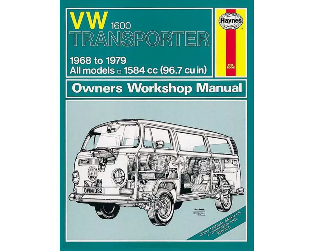 VW Transporter 1600 (68 - 79) Haynes Repair Manual