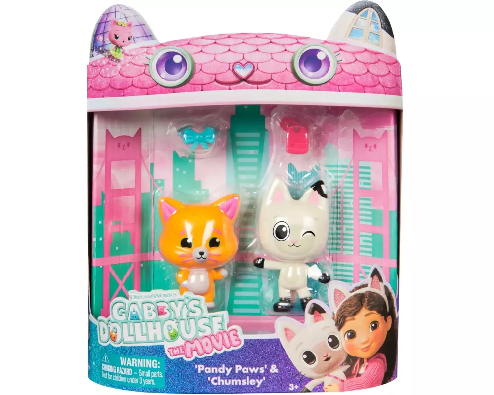 Spinmaster Gabby's Dollhouse The Movie Pandy Paws und Chumsley