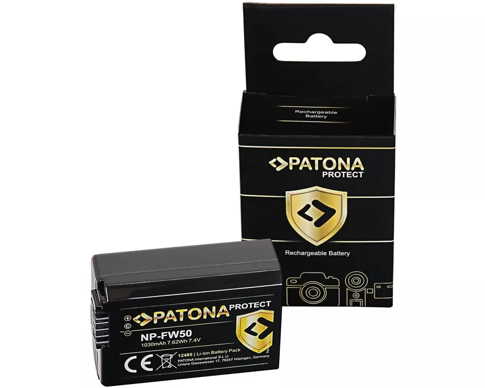 Patona PROTECT Akku für Sony NP-FW50
