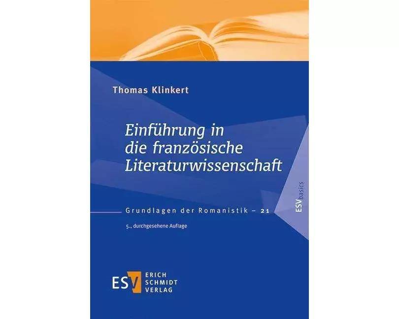 Einführung in die französische Literaturwissenschaft