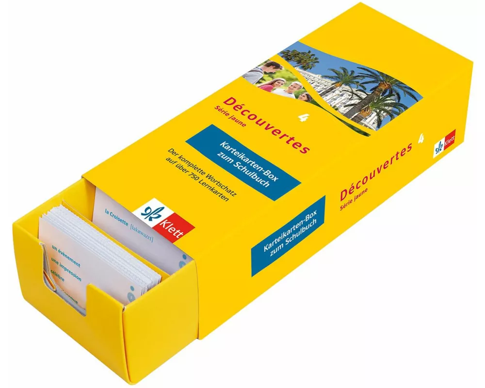 Découvertes Série Jaune 4. Vokabel-Lernbox zum Schulbuch