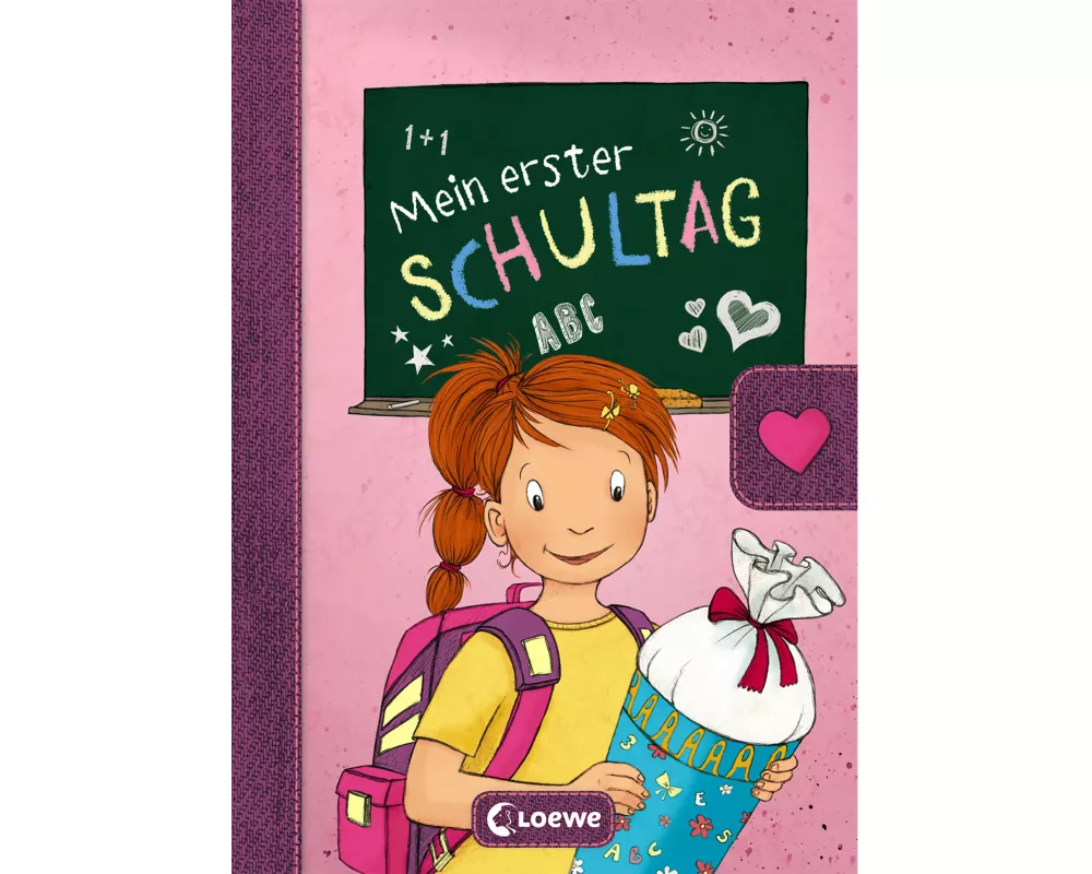 Mein erster Schultag - Mädchen