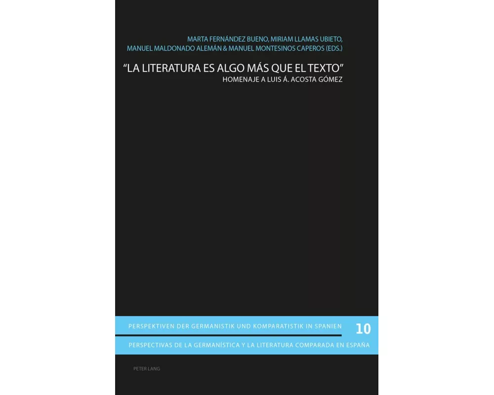 'La literatura es algo más que el texto'
