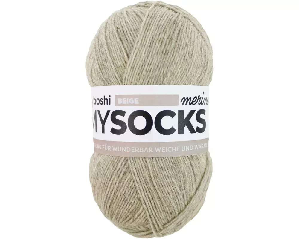 myBoshi Wolle Mysocks Merino Beige