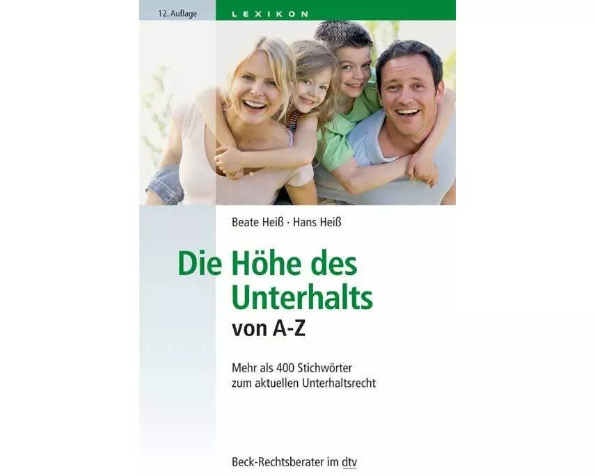 Die Höhe des Unterhalts von A-Z