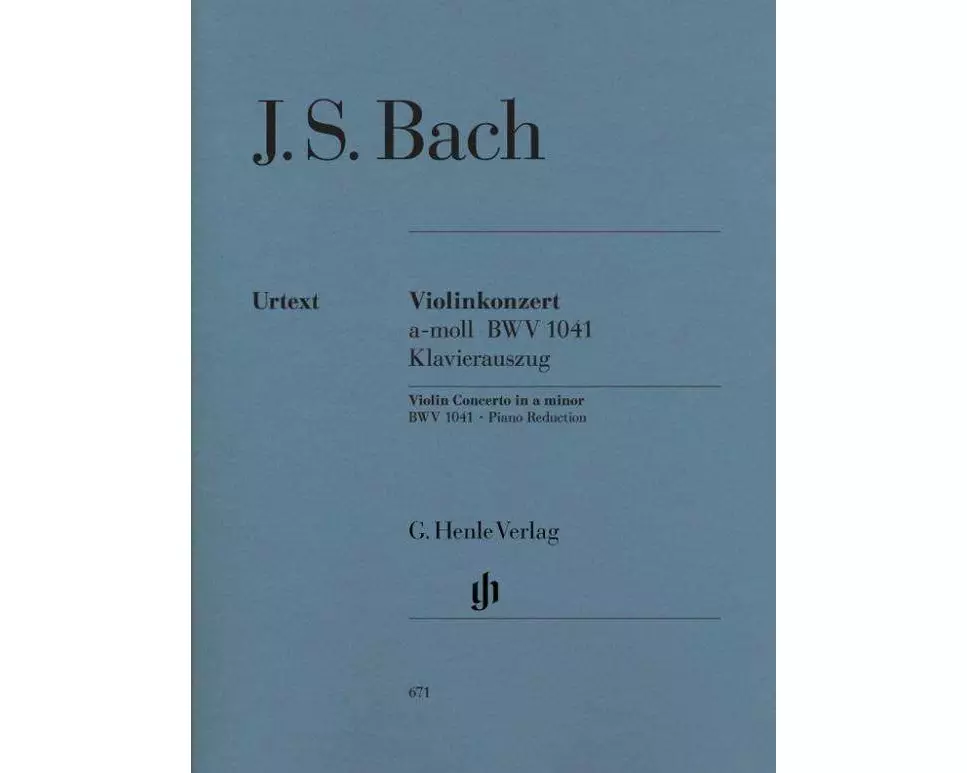Konzert für Violine und Orchester a-moll BWV 1041