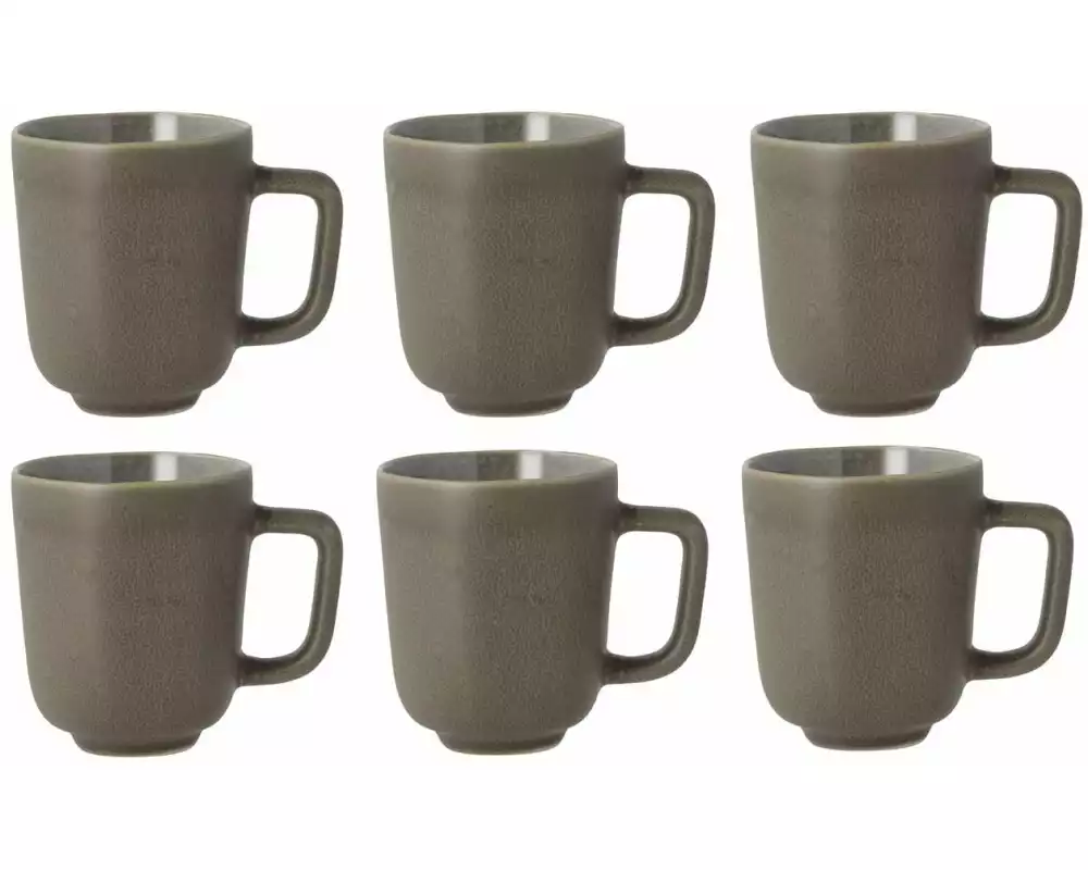 Villa Collection Kaffeetasse Shoku 330 ml, 6 Stück, Braun