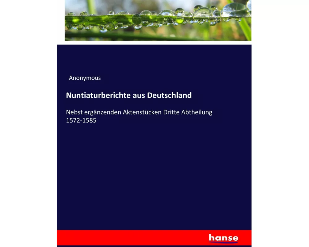 Nuntiaturberichte aus Deutschland