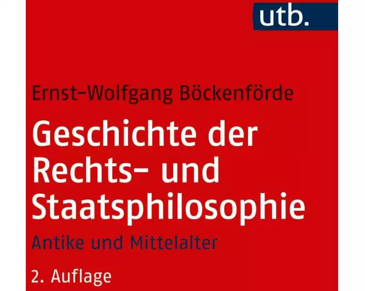 Geschichte der Rechts- und Staatsphilosophie