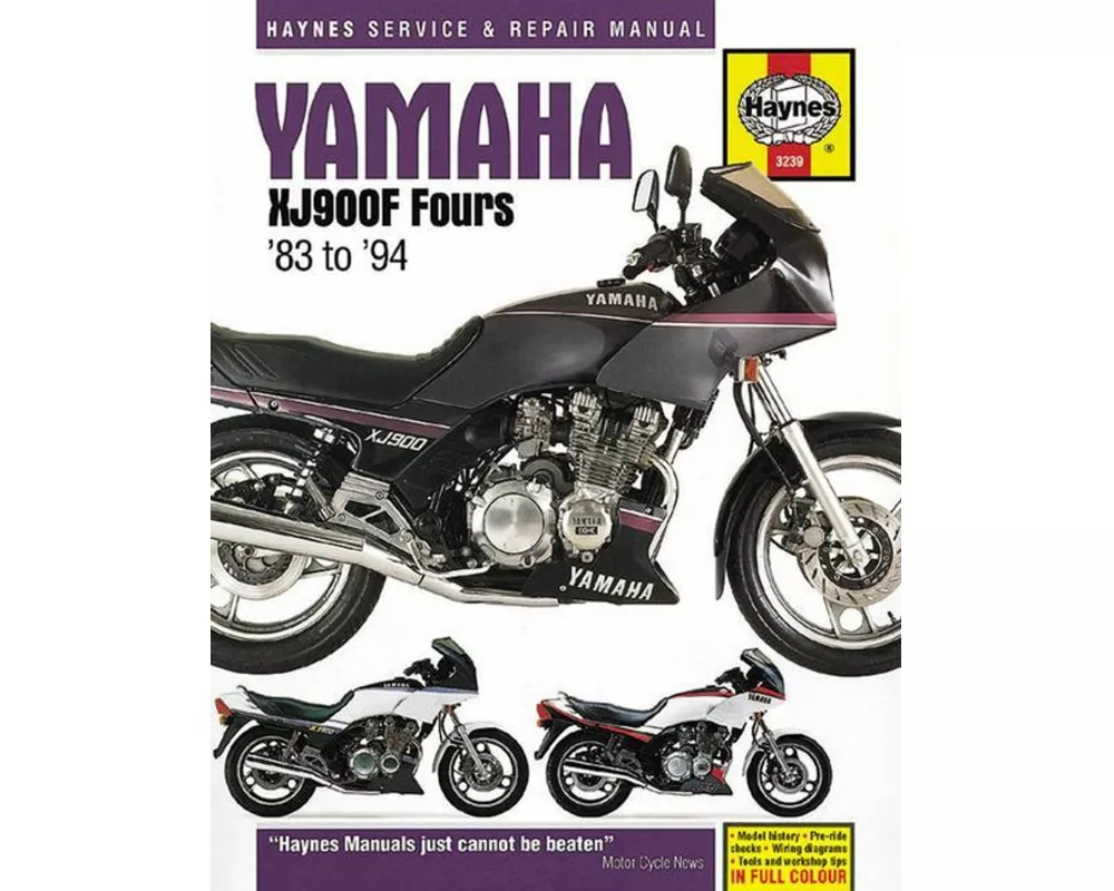 Yamaha XJ900F Fours (83 - 94) Haynes Repair Manual