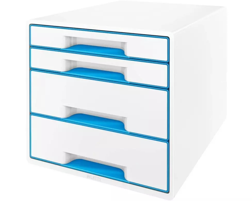 Leitz Schubladenbox Wow Cube 4 Blau