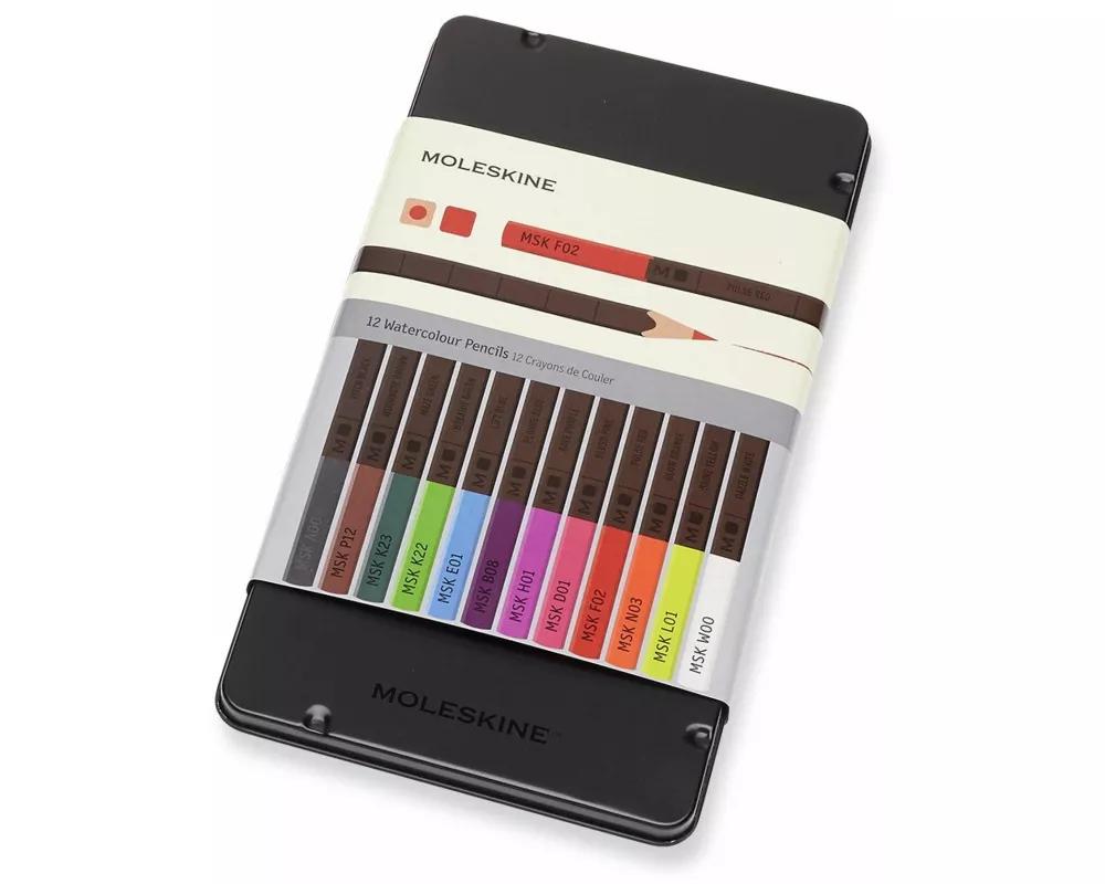 Moleskine Watercolour-Pencils. Is. 12 watercolour pencils