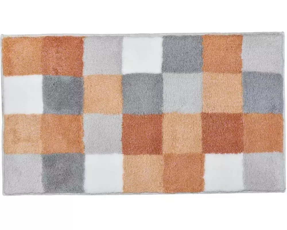 Kleine Wolke Badteppich Caro 70 x 120 cm, Orange