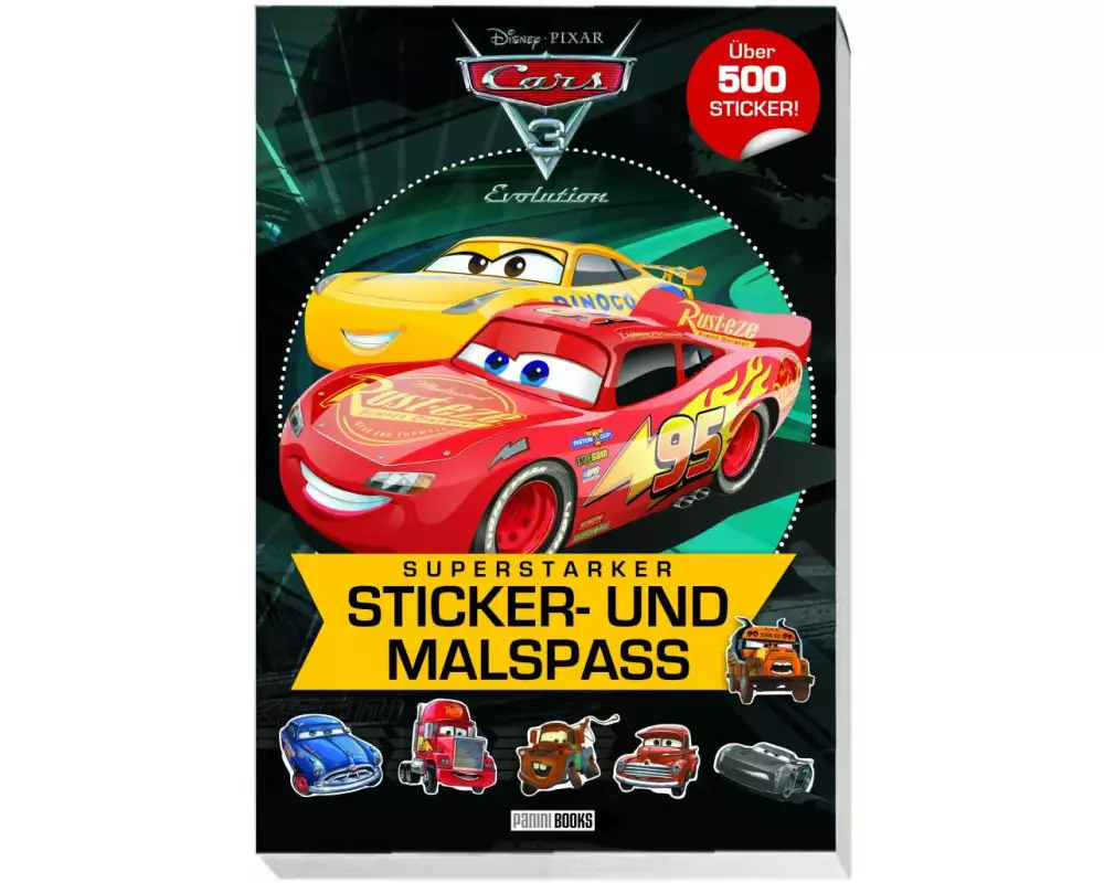 Disney Cars 3: Superstarker Sticker- und Malspaß