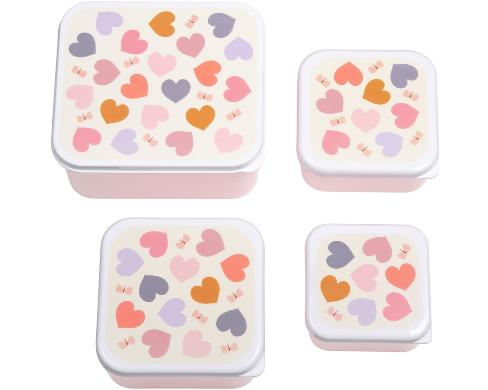 ALLC Lunch & Snackbox Set SBSEHE84 Hearts