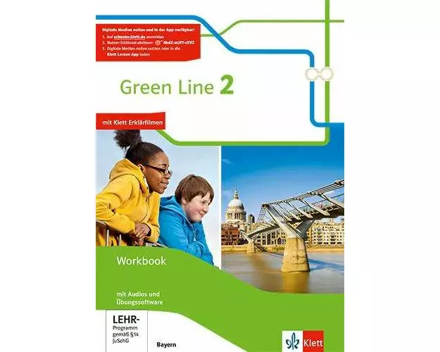 Green Line. Workbook mit 2 Audios und Übungssoftware. 6. Schuljahr. Ausgabe Bayern ab 2017